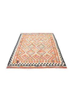 Kilim 126x180 Cm Kilim, Afghanistan, Hand-carded Wool, 2