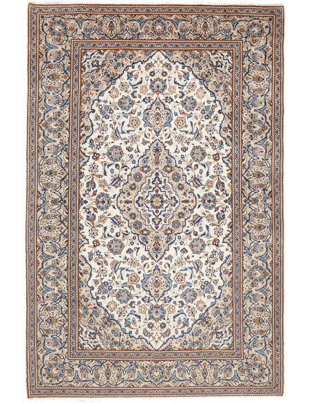 Kashan 195x297 Cm Kashan, Persia, Hand-carded Wool cotton