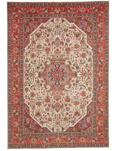 Tabriz 202x298 Cm Tabriz Persia Lana Cardata A Mano Cotone