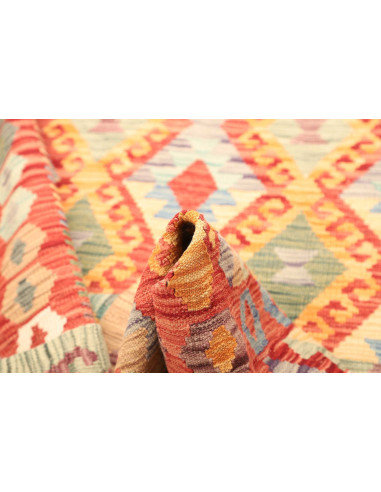 Kilim 128x171 Cm Kilim, Afghanistan, Hand-carded Wool warp: