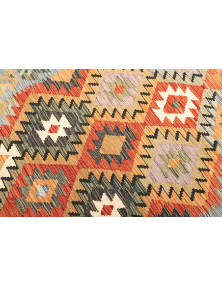 Kilim 125x180 Cm Kilim, Afghanistan, Hand-carded Wool warp: