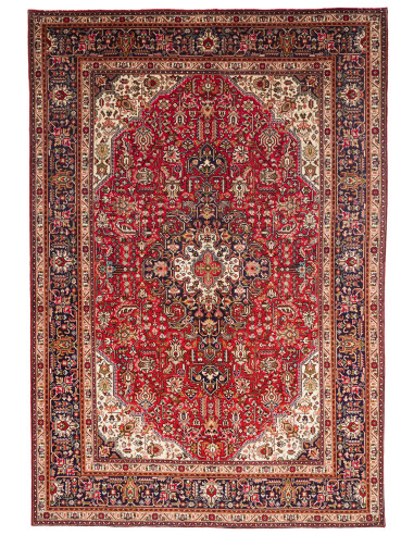Tabriz 195x288 Cm Tabriz Persia Hand-carded Wool