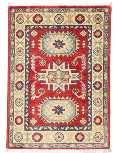 Kazak 63x91 Cm Kazak, Pakistan, Hand-carded Wool (warp: