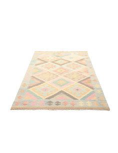 Kilim 120x178 Cm Kilim Afghan, Hand-carded Wool warp: 2