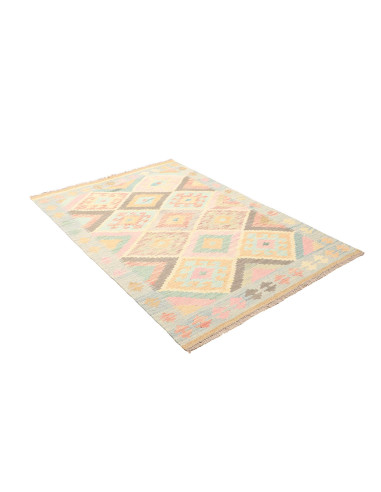 Kilim 120x178 Cm Kilim Afghan, Hand-carded Wool warp: