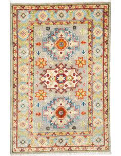 Kazak 83x125 Cm Kazak, Afghanistan, Hand-carded Wool, Warp: