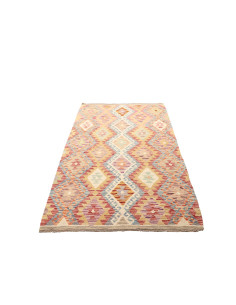 Kilim 106x196 Cm Kilim, Afghanistan, Hand-carded Wool warp: 2