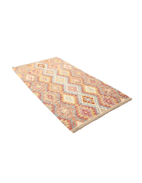 Kilim 106x196 Cm Kilim, Afghanistan, Lana Cardata A Mano