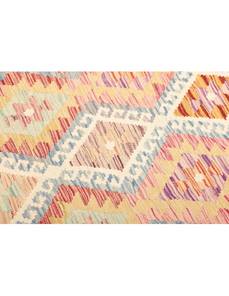Kilim 106x196 Cm Kilim, Afghanistan, Lana Cardata A Mano