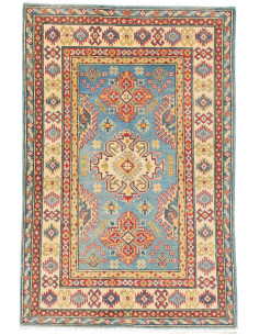 Kazak 99x150 Cm Kazak Pakistan Hand-carded Wool (warp: