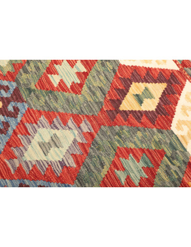 Kilim 127x172 Cm Kilim; Afghanistan; Hand-carded Wool warp: