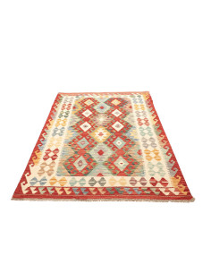 Kilim 126x178 Cm Kilim, Afghanistan, Lana Cardata A Mano 2