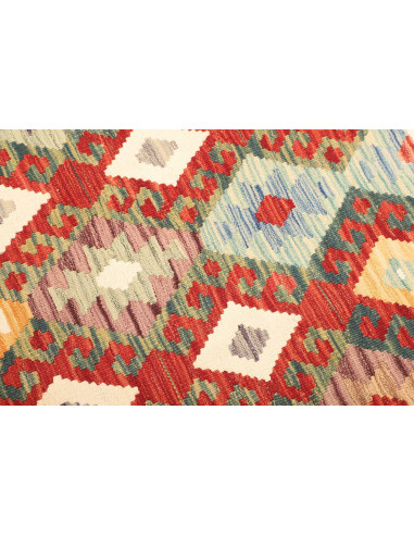 Kilim 126x178 Cm Kilim, Afghanistan, Hand-carded Wool warp: