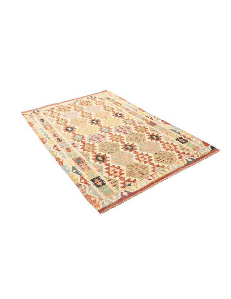 Kilim 128x190 Cm Kilim, Afghanistan, Hand-carded Wool warp: