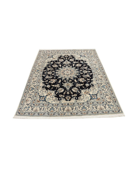 Tappeto Nain Kashmar Persia beige bianco 148x205