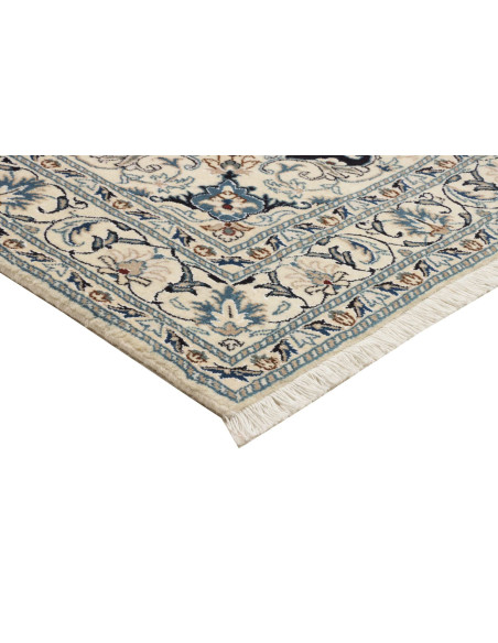 Tappeto Nain Kashmar Persia beige bianco 148x205