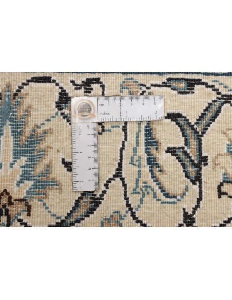 Tappeto Nain Kashmar Persia beige bianco 148x205