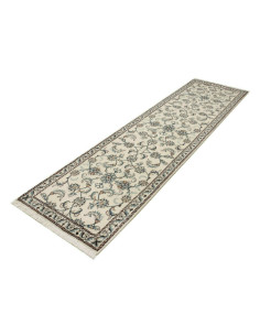 Tappeto Nain Kashmar Persia bianco 78x290 2