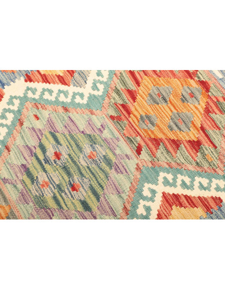 Kilim 133x182 Cm Kilim Afghan, Hand-carded Wool warp: