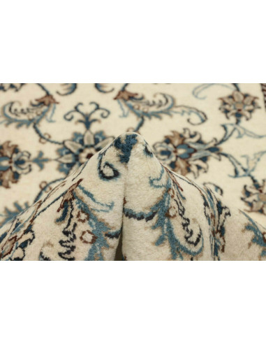 Tappeto Nain Kashmar Persia bianco 78x290