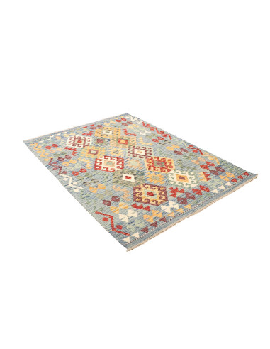 Kilim 128x178 Cm Kilim, Afghanistan, Hand-carded Wool warp: