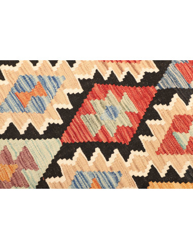 Kilim 132x181 Cm Kilim, Afghanistan, Hand-carded Wool warp: