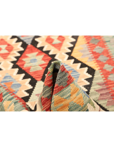 Kilim 132x181 Cm Kilim, Afghanistan, Hand-carded Wool warp: