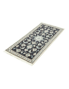 Tappeto Nain Kashmar Persia bianco azzurro 70x133 2