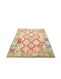 Kilim 127x178 Cm Kilim, Afghanistan, Hand-carded Wool warp: 2
