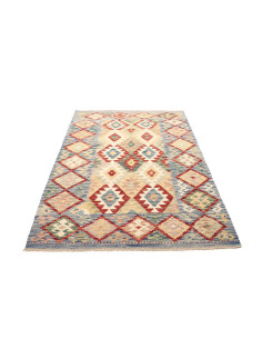 Kilim 124x179 Cm Kilim Afghanistan Hand-carded Wool warp: 2