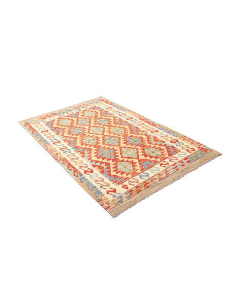 Kilim 124x182 Cm Kilim Afghanistan Lana Cardata A Mano