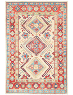 Kazak 101x152 Cm Kazak Pakistan Hand-carded Wool