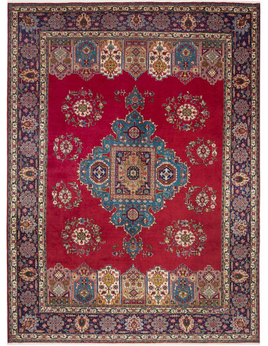 Tabriz 243x330 Cm Tabriz, Persia, Hand-carded Wool warp: