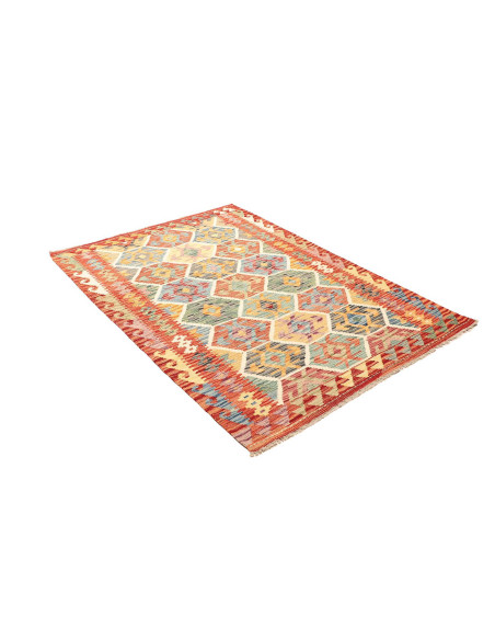 Kilim 126x176 Cm Kilim Afghanistan, Lana Cardata A Mano