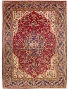 Tabriz 252x345 Cm Tabriz, Persia, Lana Cardata A Mano