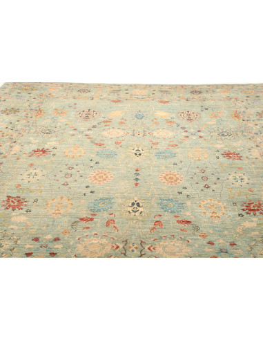 Rug Shahi Fine Pakistan 272x378 Aqua Green Mult