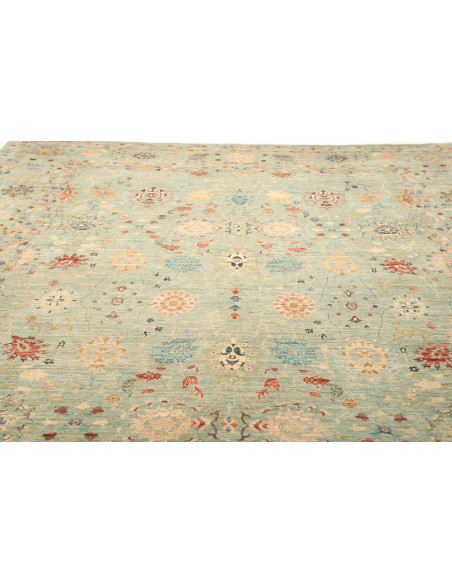 Rug Shahi Fine Pakistan 272x378 Aqua Green Mult
