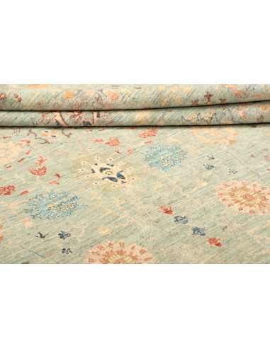Rug Shahi Fine Pakistan 272x378 Aqua Green Mult