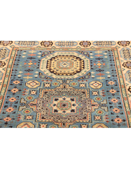 Kazak 123x173 Cm Kazak Afghanistan Lana Cardata A Mano