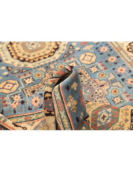 Kazak 123x173 Cm Kazak Afghanistan Lana Cardata A Mano