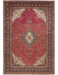 Tabriz 247x356 Cm Tabriz Persia Lana Cardata A Mano Cotone