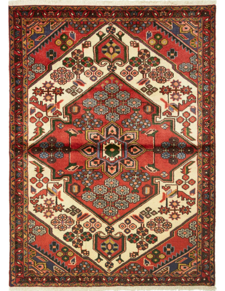 Rug Hamadan Persia brown grey 110x150