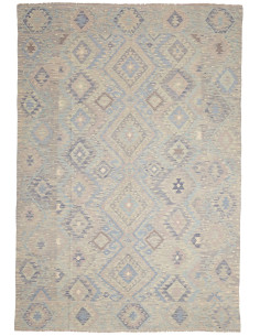 Kilim 201x293 Cm Kilim, Afghanistan, Lana Cardata A Mano