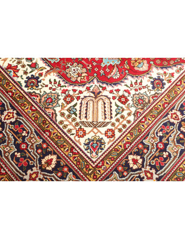 Tabriz 256x338 Cm Tabriz, Persia, Lana Cardata A Mano