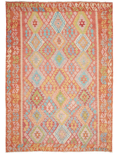 Kilim 204x288 Cm Kilim Afghanistan, Hand-carded Wool, 0.3 Cm