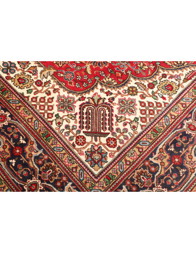Tabriz 247x358 Cm Tabriz, Persia, Lana Cardata A Mano