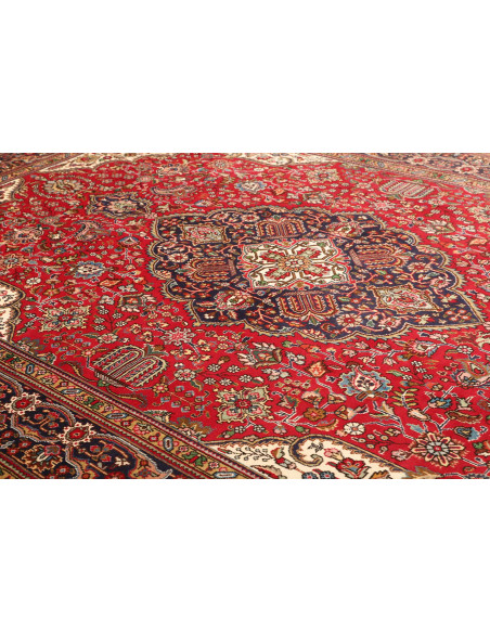 Tabriz 247x358 Cm Tabriz, Persia, Lana Cardata A Mano