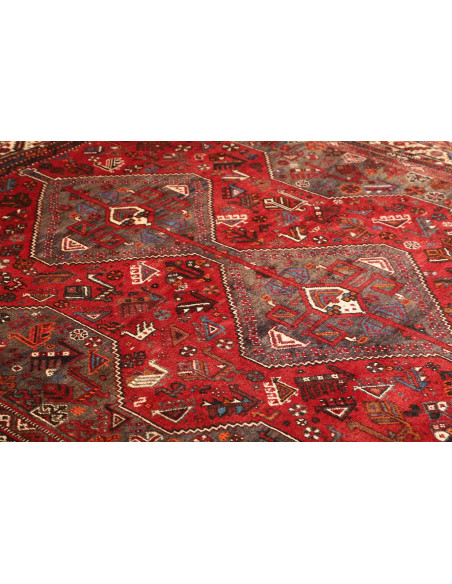 Shiraz 214x302 Cm Shiraz, Persia, Hand-carded Wool cotton