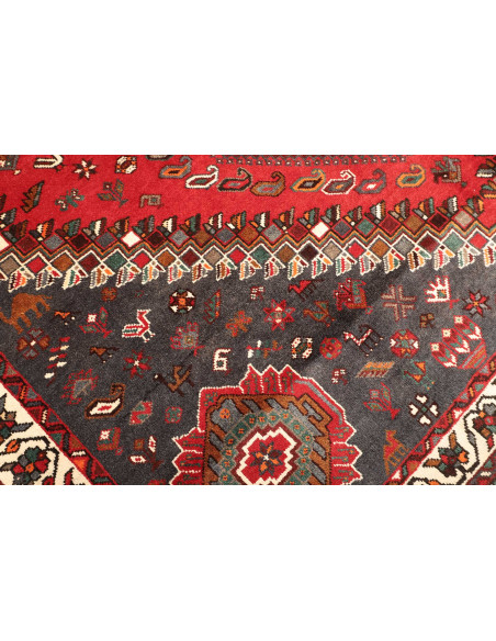 Shiraz 220x308 Cm Shiraz, Persia, Hand-carded Wool warp: