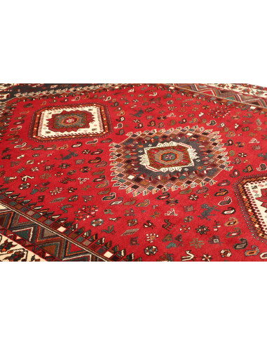 Shiraz 220x308 Cm Shiraz, Persia, Lana Cardata A Mano